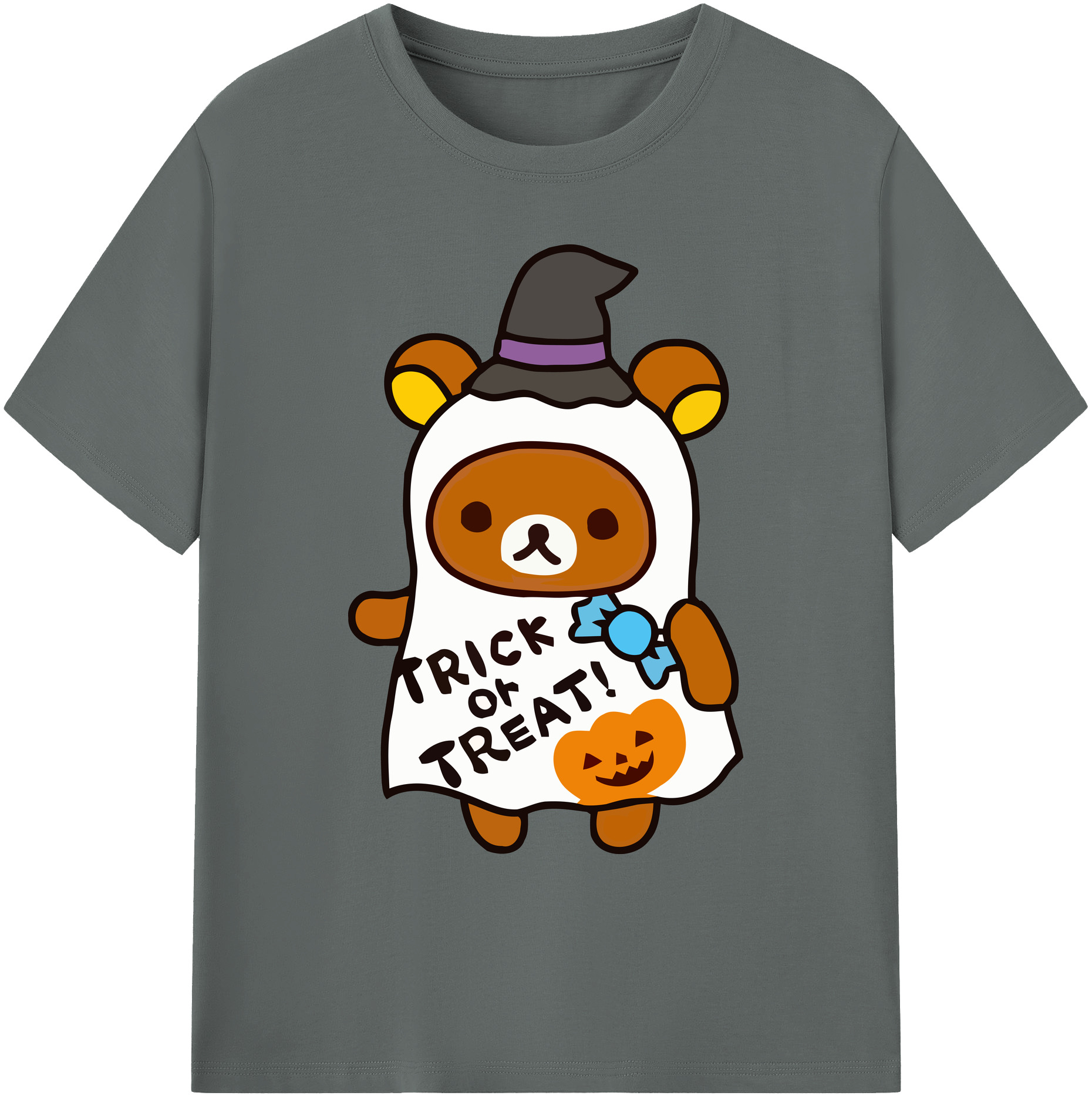 （画像用） リラックマ リラックマ キイロイトリ Rilakkuma Korilakkuma Kiiroitori 綿100％ メンズ半袖Tシャツ｜肌触りやわらか＆通気性